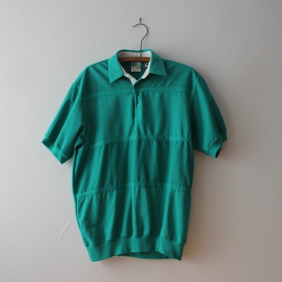 Vintage Turquoise Polo Shirt - Picture 2 of 9